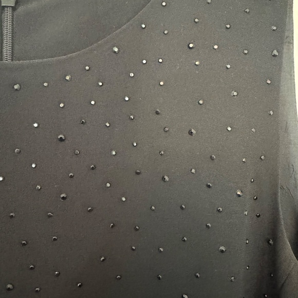 Black Jones New York Dress with Sparkles on Front - Picture 2 of 6